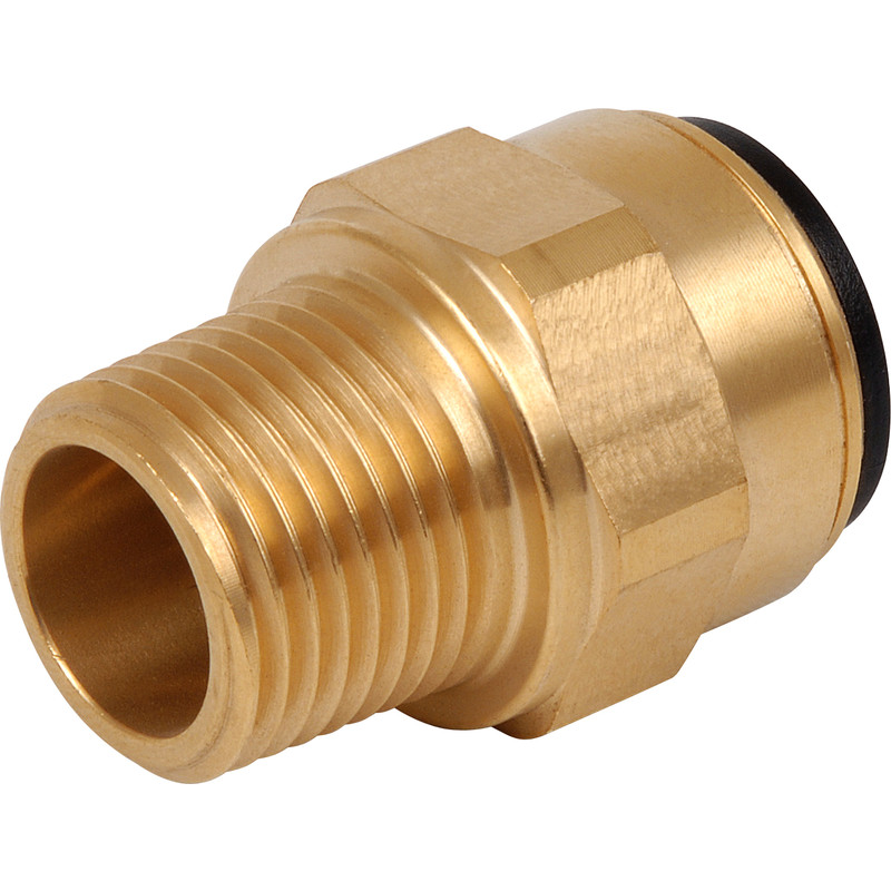 Einschraub-Verbinder GE 15x1/2""" (Messing) Einschraub-Verbinder GE 15x1/2""" (Messing)
